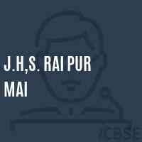 J.H,S. Rai Pur Mai Middle School Logo