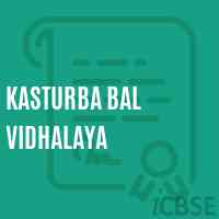 Kasturba Bal Vidhalaya Middle School Logo