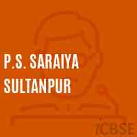 P.S. Saraiya Sultanpur Primary School Logo