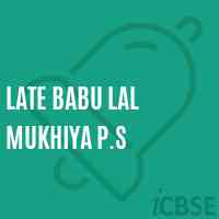 Late Babu Lal Mukhiya P.S Primary School Logo