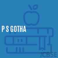 P S Gotha Primary School Logo