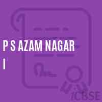 P S Azam Nagar I Primary School Logo