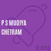 P S Mudiya Chetram Primary School Logo