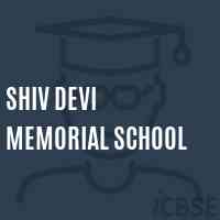 Shiv Devi Memorial School Logo