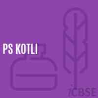 Ps Kotli Primary School Logo