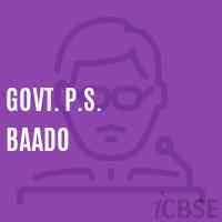 Govt. P.S. Baado Primary School Logo