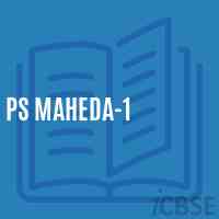 Ps Maheda-1 Primary School Logo