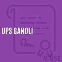 Ups Ganoli Middle School Logo
