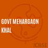 Govt Mehargaon Khal Primary School Logo