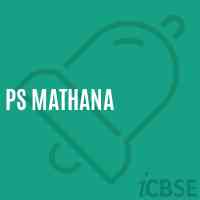 Ps Mathana Primary School Logo