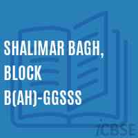 Shalimar Bagh, Block B(AH)-GGSSS Senior Secondary School Logo