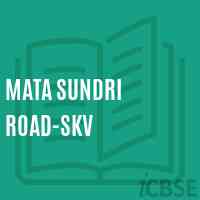 Mata Sundri Road-SKV Senior Secondary School Logo