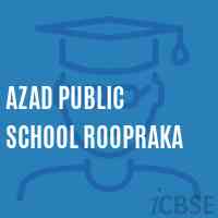 Azad Public School Roopraka Logo
