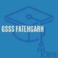 Gsss Fatehgarh High School Logo