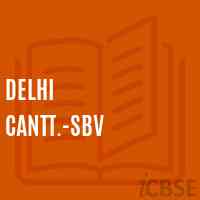 Delhi Cantt.-SBV Senior Secondary School Logo