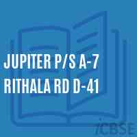 Jupiter P/S A-7 Rithala Rd D-41 Primary School Logo