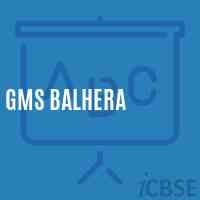 Gms Balhera Middle School Logo