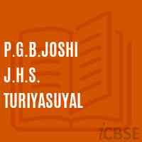 P.G.B.Joshi J.H.S. Turiyasuyal Middle School Logo