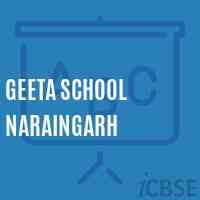 Geeta School Naraingarh Logo