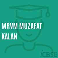 MRVM Muzafat Kalan Middle School Logo