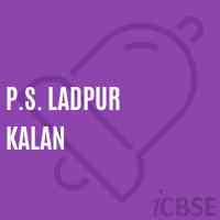 P.S. Ladpur Kalan Primary School Logo