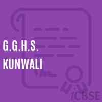 G.G.H.S. Kunwali Secondary School Logo