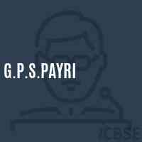 G.P.S.Payri Primary School Logo