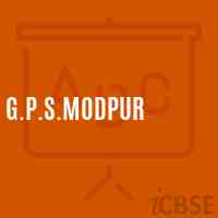 G.P.S.Modpur Primary School Logo