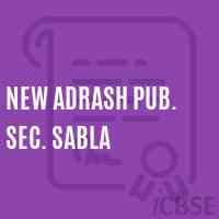New Adrash Pub. Sec. Sabla Secondary School Logo