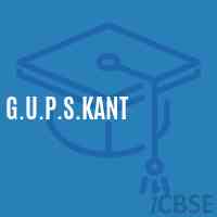 G.U.P.S.Kant Middle School Logo