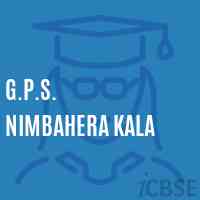 G.P.S. Nimbahera Kala Primary School Logo