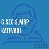 G.Sec.S.Mrp Katevadi Secondary School Logo