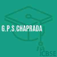 G.P.S.Chaprada Primary School Logo