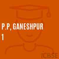 P.P, Ganeshpur 1 Primary School Logo