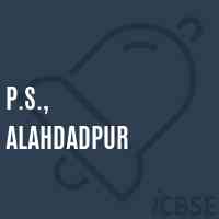 P.S., Alahdadpur Primary School Logo