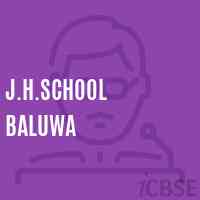 J.H.School Baluwa Logo