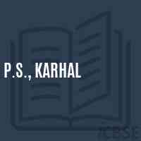 P.S., Karhal Primary School Logo