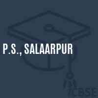 P.S., Salaarpur Primary School Logo
