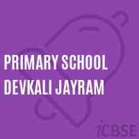 Primary School Devkali Jayram Logo