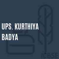 Ups. Kurthiya Badya Middle School Logo