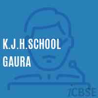 K.J.H.School Gaura Logo