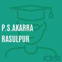 P.S.Akarra Rasulpur Primary School Logo
