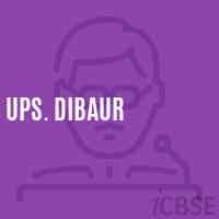 Ups. Dibaur Middle School Logo