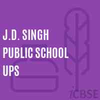 J.D. Singh Public School Ups Logo