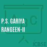 P.S. Gariya Rangeen-Ii Primary School Logo