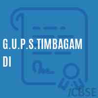 G.U.P.S.Timbagamdi Middle School Logo