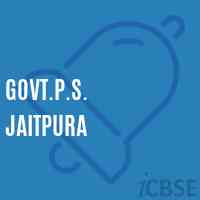 Govt.P.S. Jaitpura Primary School Logo