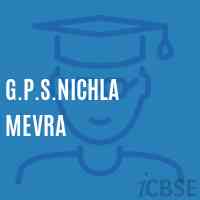 G.P.S.Nichla Mevra Primary School Logo