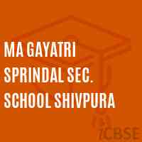 Ma Gayatri Sprindal Sec. School Shivpura Logo