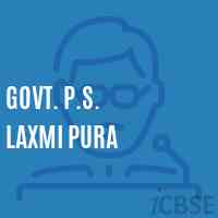 Govt. P.S. Laxmi Pura Primary School Logo